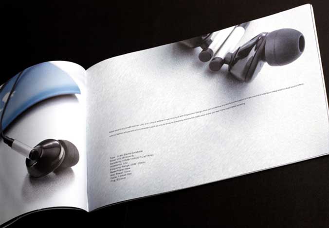 Vtsonic耳機(jī)畫冊設(shè)計，宣傳冊設(shè)計