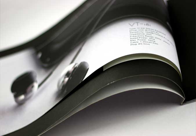 Vtsonic耳機(jī)畫冊設(shè)計，宣傳冊設(shè)計