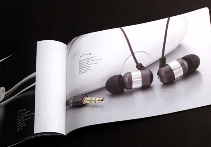 Vtsonic耳機(jī)畫冊設(shè)計，宣傳冊設(shè)計