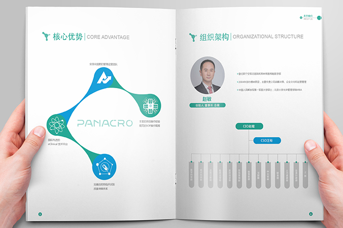 博納西亞醫藥  企業畫冊設計  公司宣傳冊設計